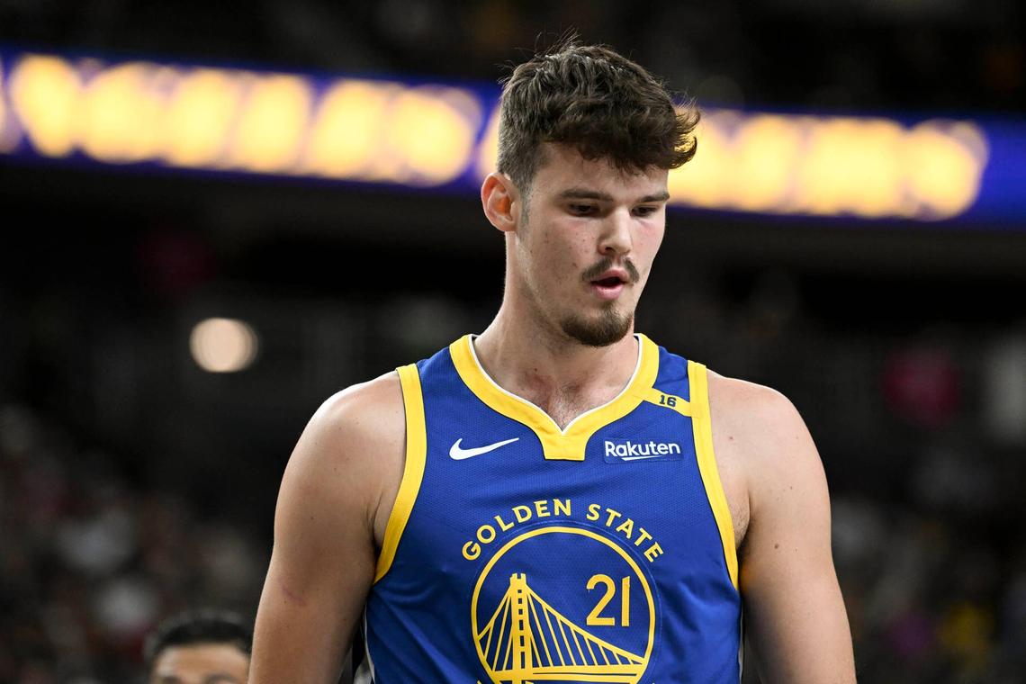  Golden State Warriors center Quinten Post (21) © Candice Ward-Imagn Images