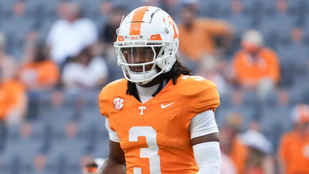  Tennessee defensive back Jermod McCoy (3) before a game between Tennessee and Kent State at Neyland Stadium, in Knoxville, Tenn., Saturday, Sept. 14, 2024. | Caitie McMekin/News Sentinel / USA TODAY NETWORK via Imagn Images 