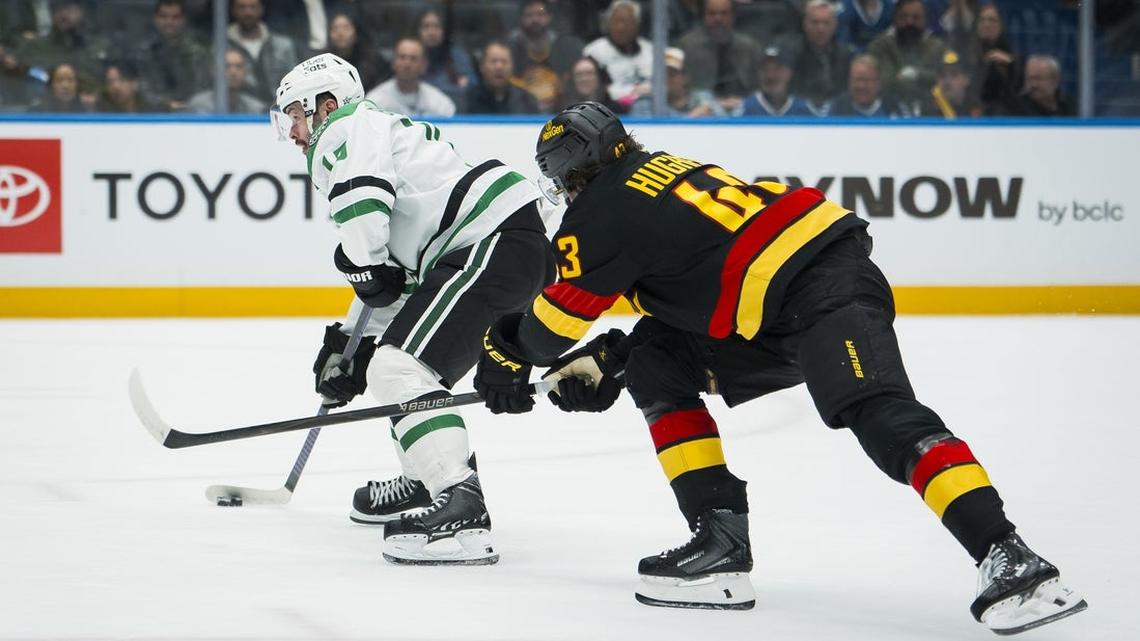 Stars aim for franchise-best winning streak on trip to Canucks 