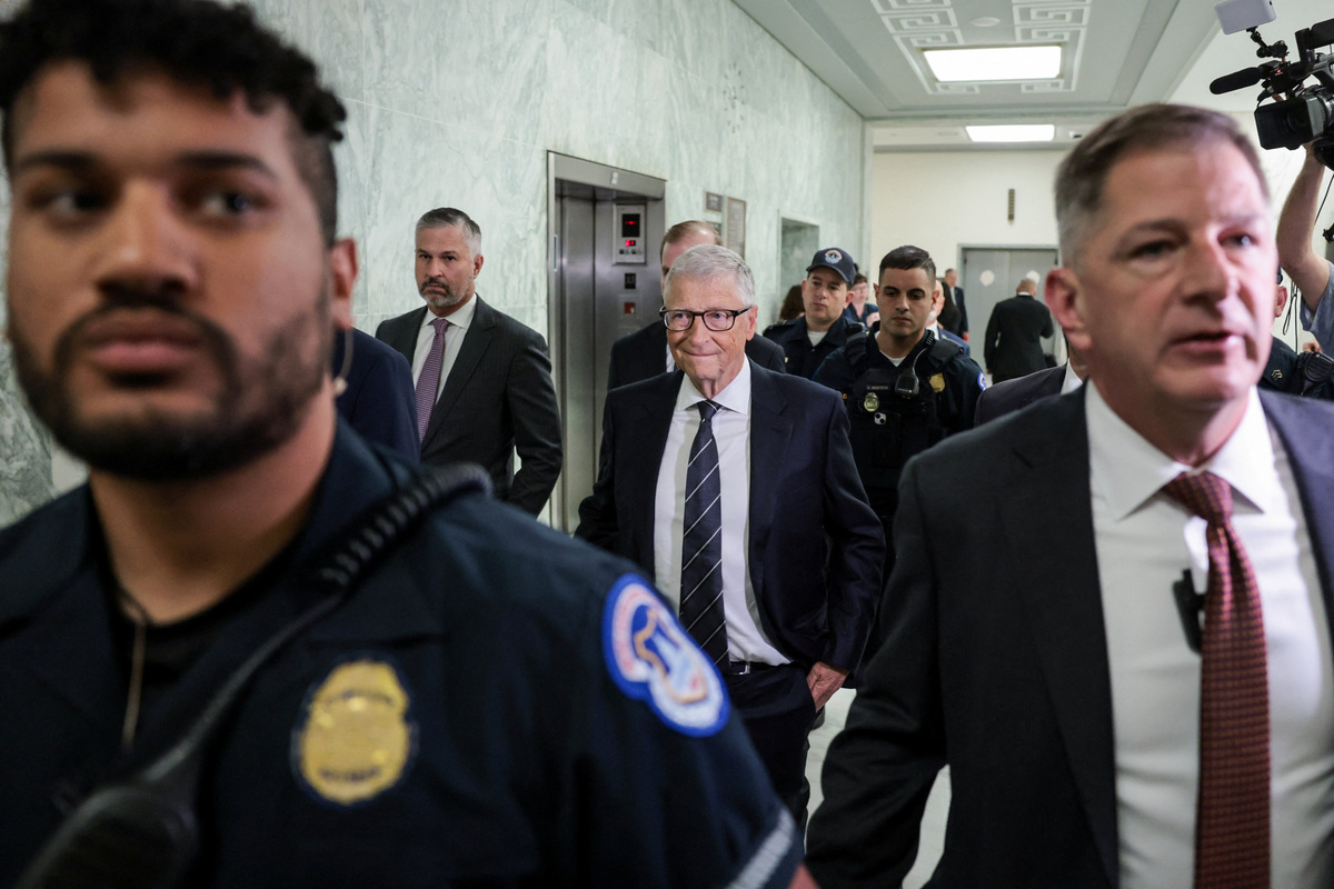 Bill Gates arrives for a closed door interview before the House Oversight Committee investigating late financier and sex offender Jeffrey Epstein, on Capitol Hill in Washington, D.C., U.S., June 10, 2026. REUTERS/Jonathan Ernst