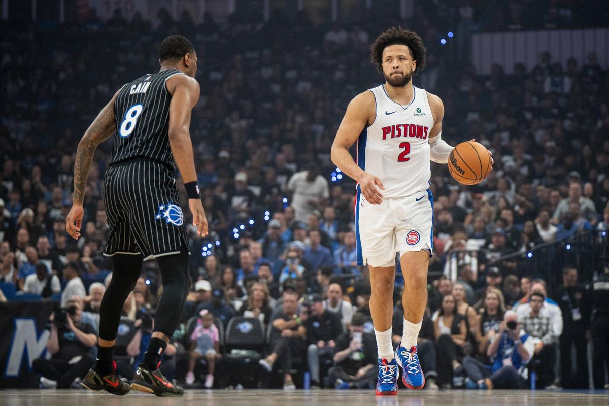  Detroit Pistons guard Cade Cunningham (2) © Jeremy Reper-Imagn Images