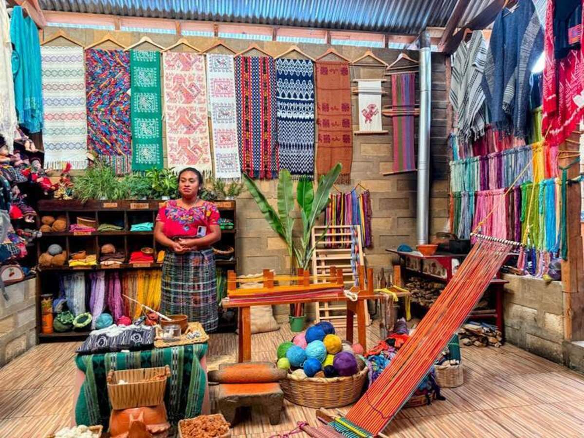  Visiting a traditional weaving cooperative offers a deeper appreciation for the artistry and cultural traditions that have shaped the Lake Atitlán region for generations. Photo credit: Gentry Hale 