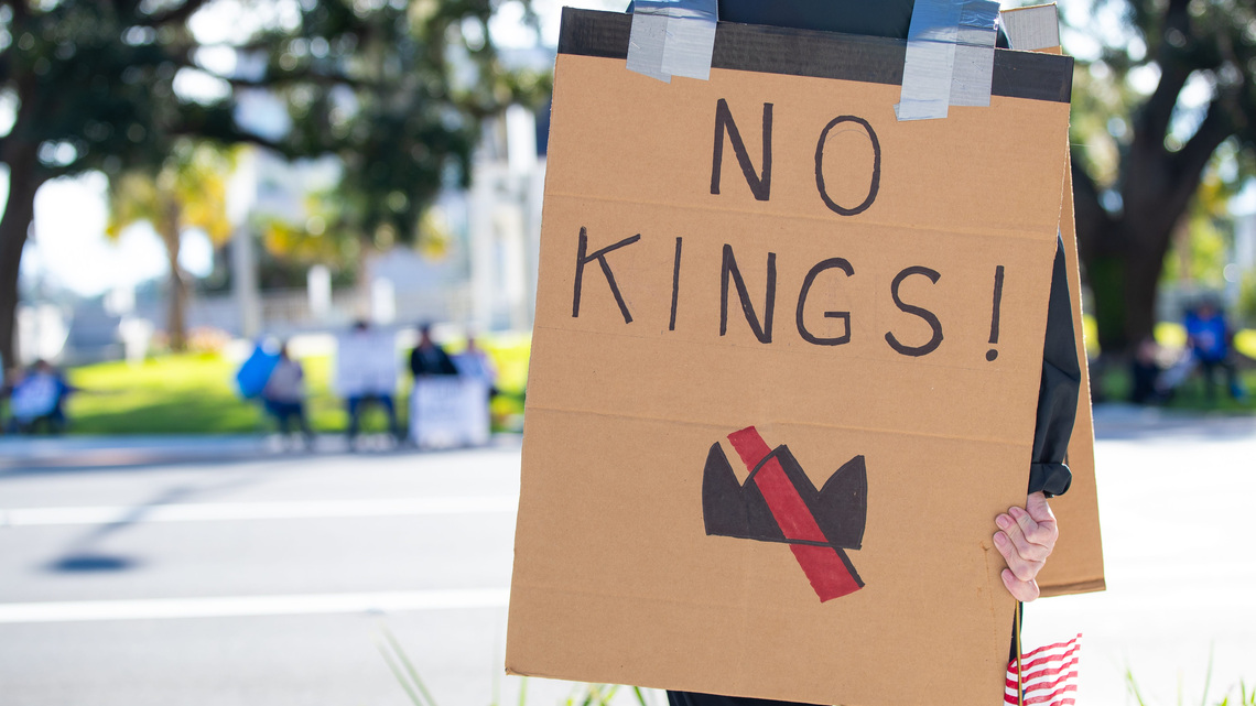 'No Kings' protesters gather in Florida capital ahead of election
