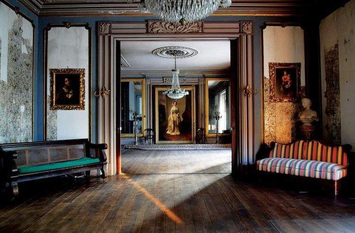  Interior of the Aiken-Rhett House showing antebellum Charleston life and enslaved history. Photo credit: Explore Charleston 