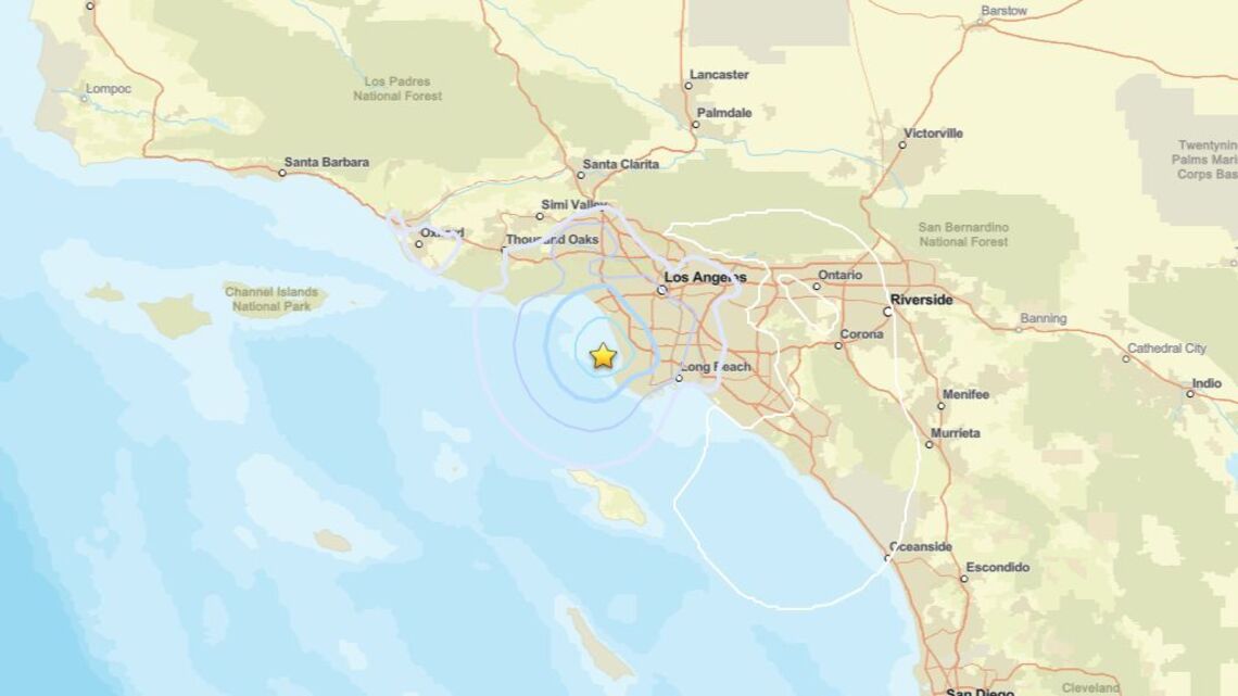 Update: Earthquake shakes region near Hermosa Beach, CA on Sept. 27 - 3.6 magnitude registered 