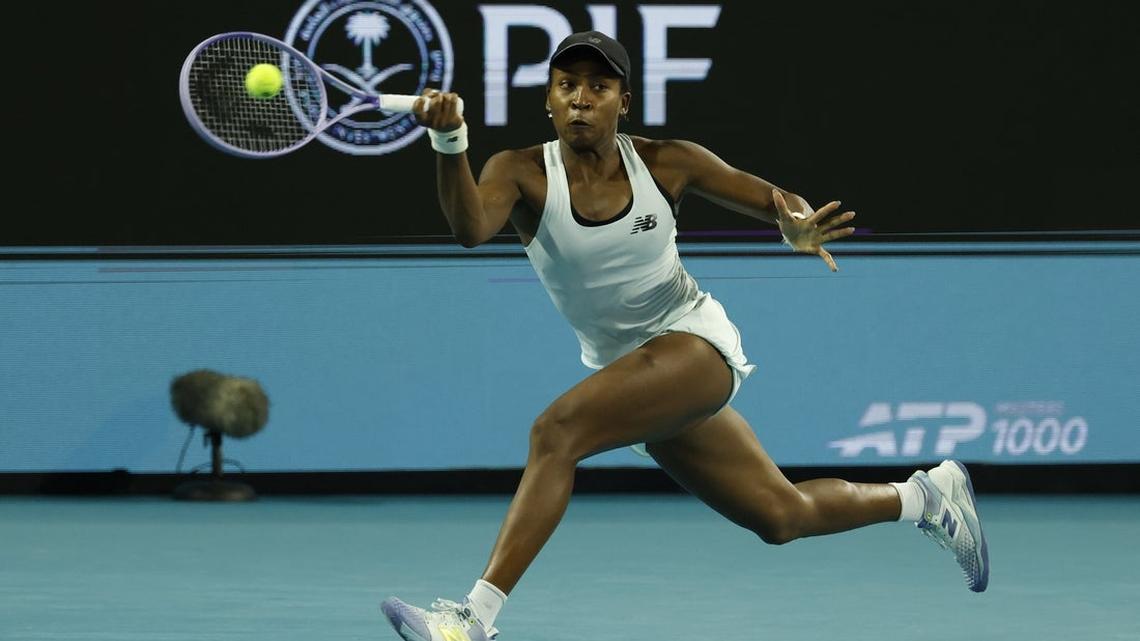 Coco Gauff rolls past Karolina Muchova to reach Miami Open final 