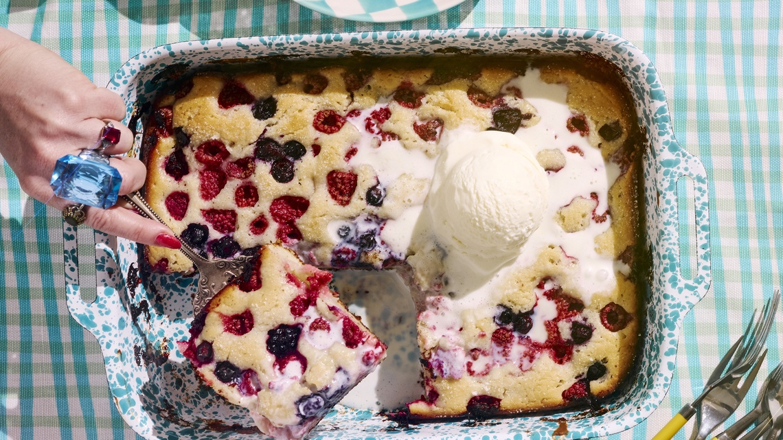 Shay Spence's Mixed-Berry Cardamom Cobbler Is Foolproof Dessert