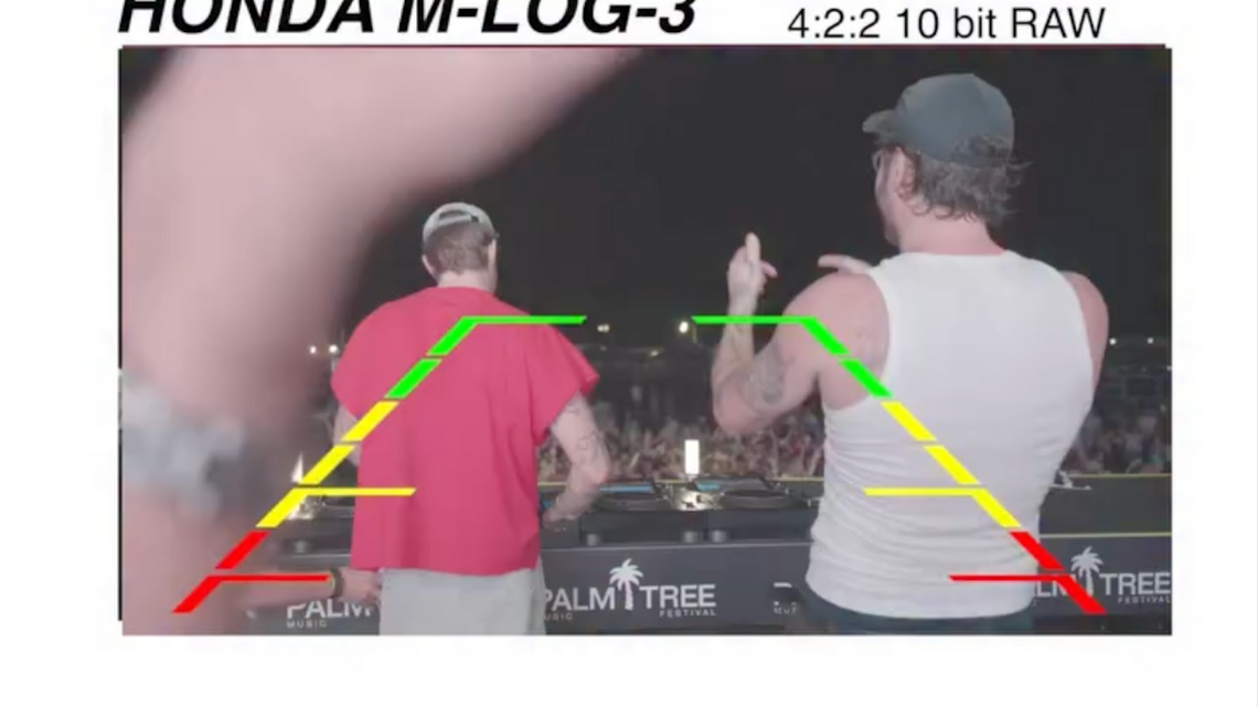 Someone Filmed a Concert With a 2010 Honda Pilot Backup Camera