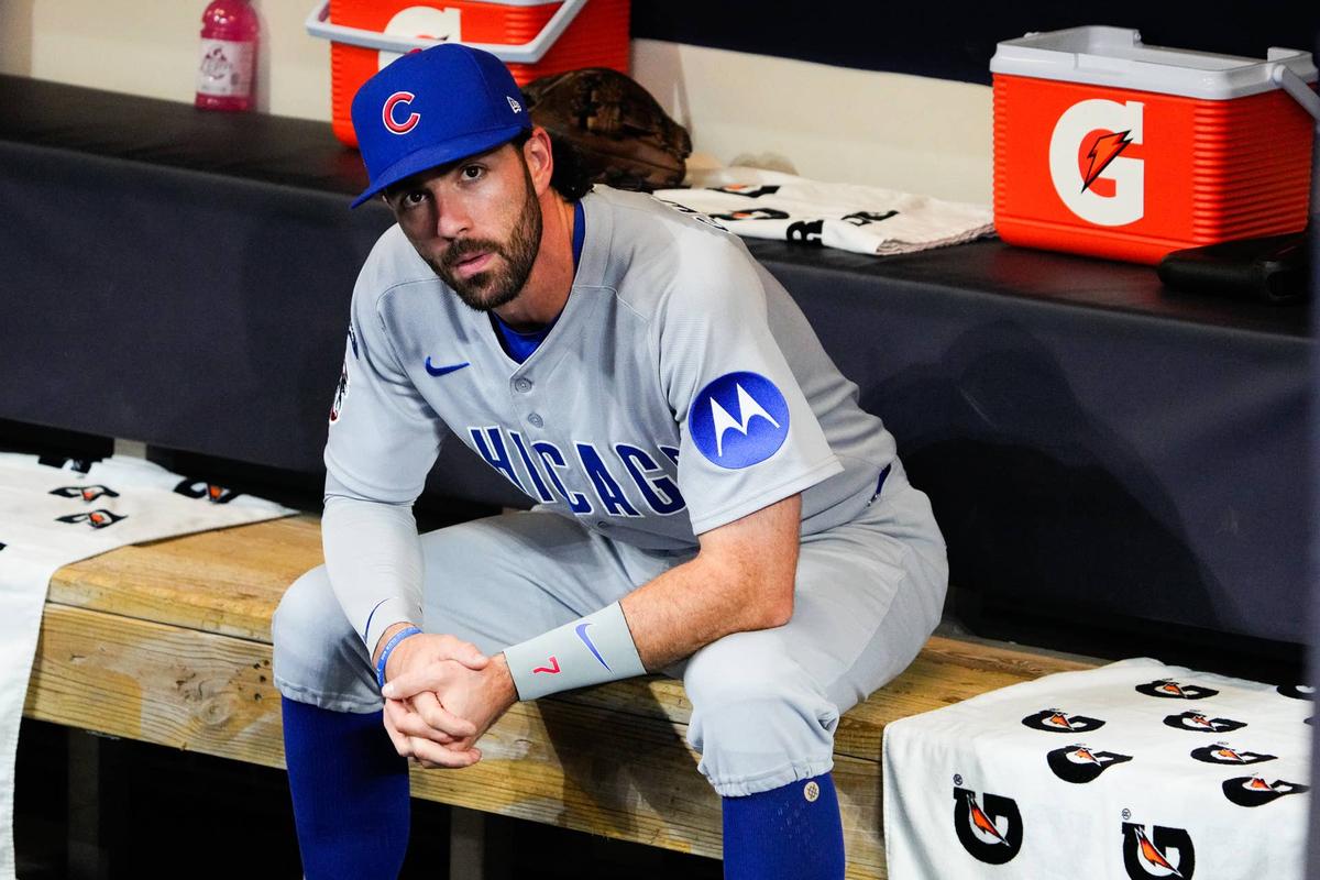  Chicago Cubs shortstop Dansby Swanson (7) © Michael McLoone-Imagn Images
