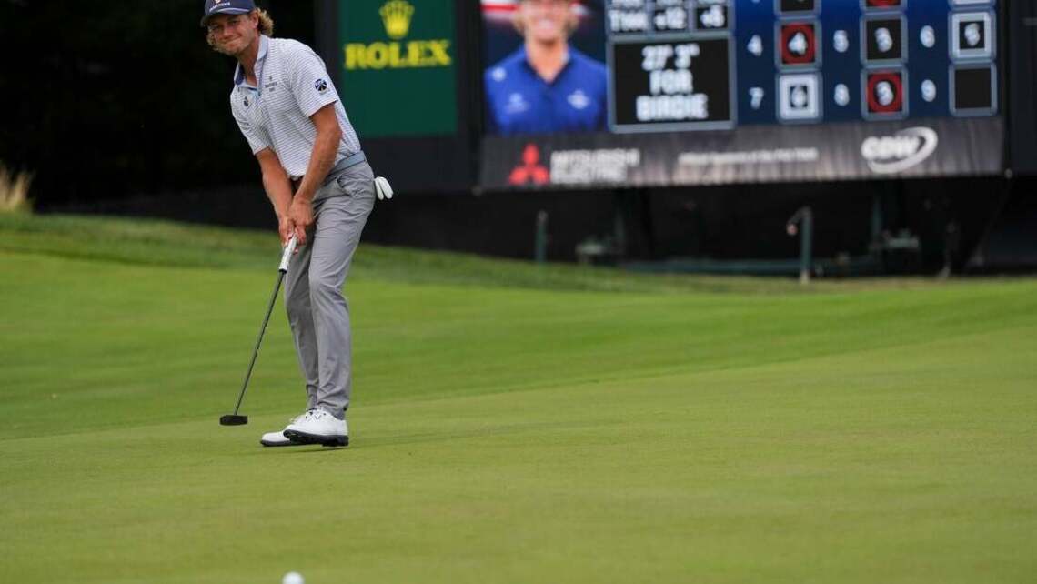 Austin Smotherman continues surge, ties for lead in Bermuda  