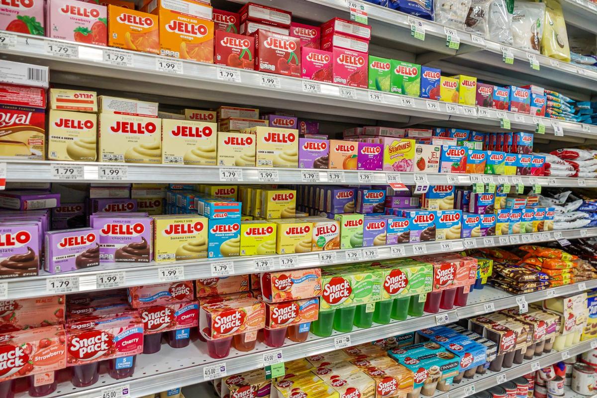  In May, Jell-O announced its new Jell-O Simply line, free of artificial dyes and sweeteners. Getty Images