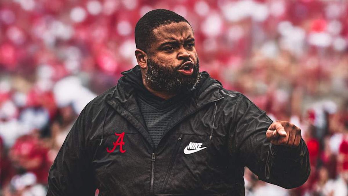 Alabama Offensive Line Coach Adrian Klemm | Obtained from Yea Alabama's X/Twitter 