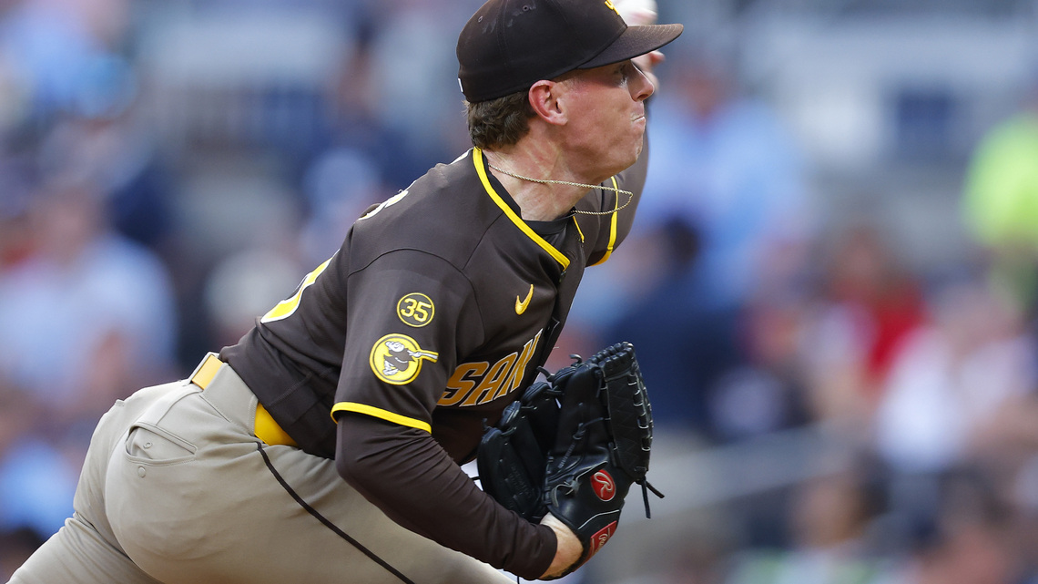 Padres can't support JP Sears' solid outing, lose series opener to Braves 