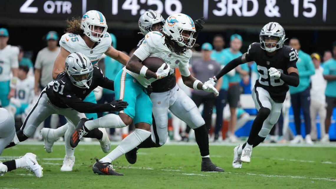 Four Winners And Four Losers In Dolphins Loss at Las Vegas