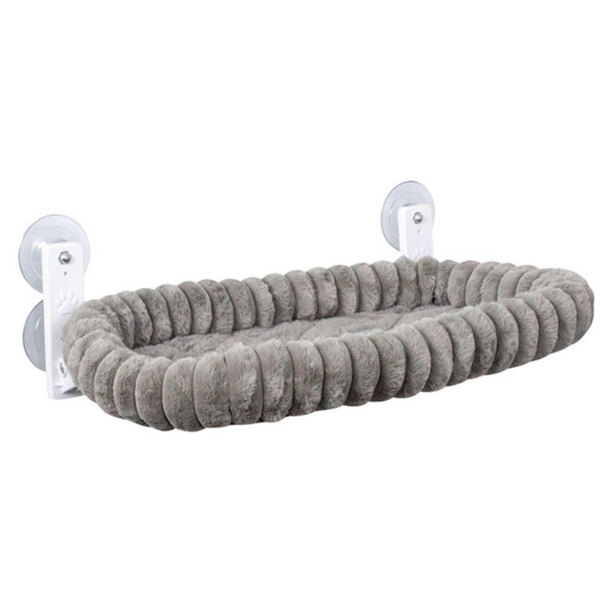 Heart to Tail Cat Window Bed, Oyster Gray.