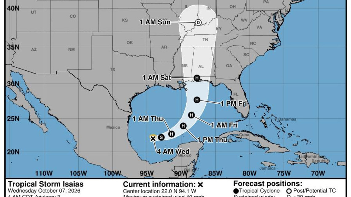 Isaias live updates: Tropical storm set to become a hurricane this week 