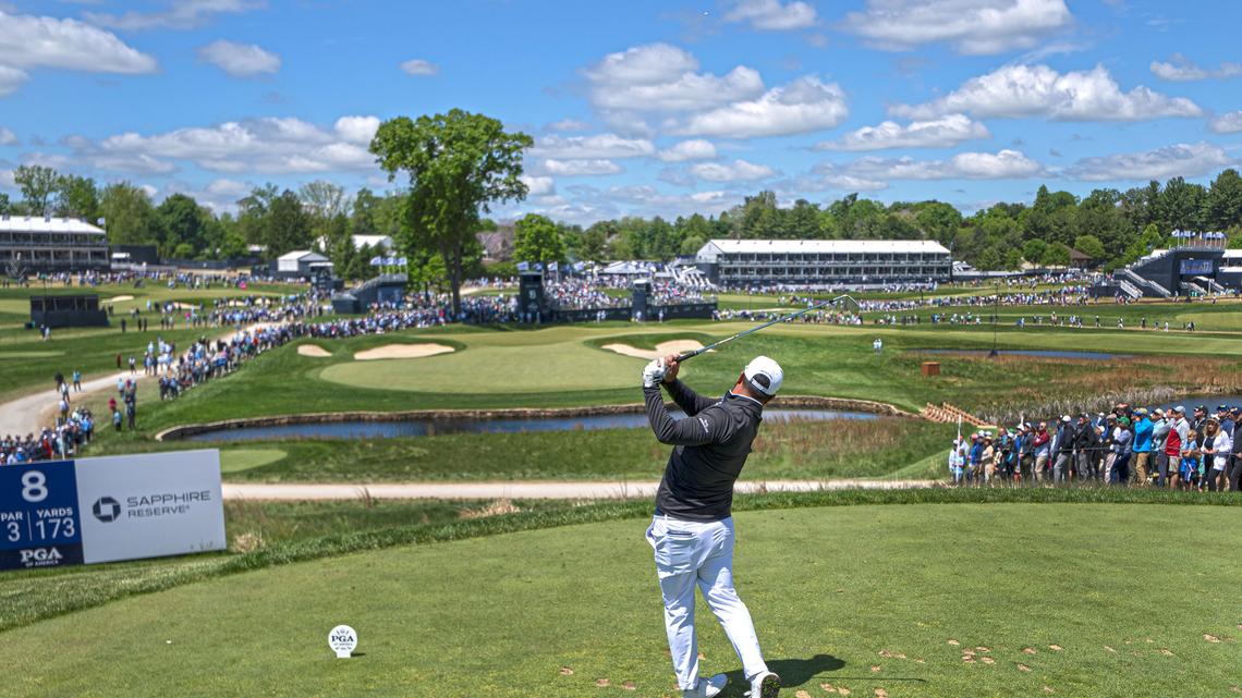 Aronimink’s pin locations - and whipping winds - wreak havoc on PGA Championship field
