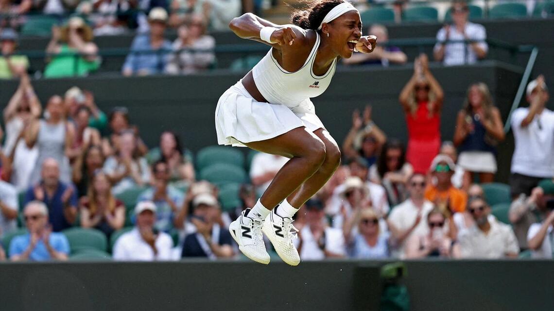 Coco Gauff extends Wimbledon stay with comeback over Solana Sierra 