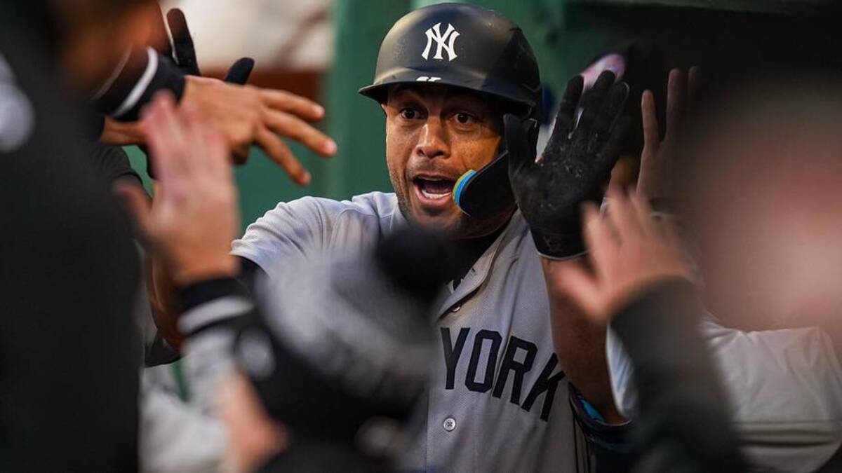  Giancarlo Stanton's presence should help Ben Rice when he returns. Unfortunately, the Yankees DH's comeback is still up in the air. | David Butler II-Imagn Images 