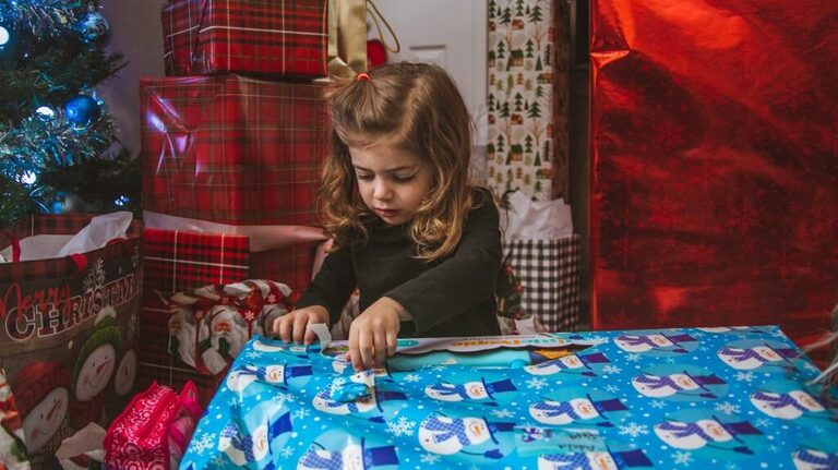 Where do parents hide holiday gifts from their kids?