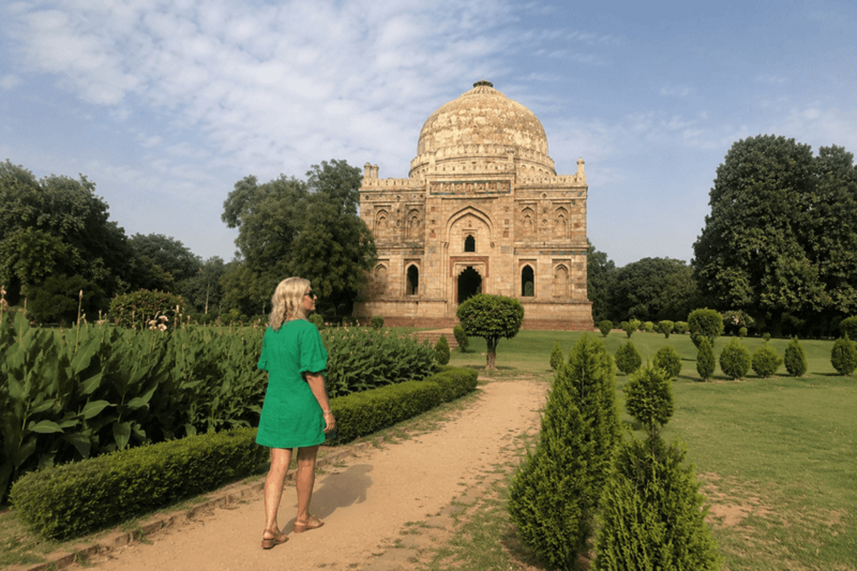 Wandering through Delhi's historic gardens felt like uncovering hidden pieces of India's past. Photo credit: Shelly Peterson 