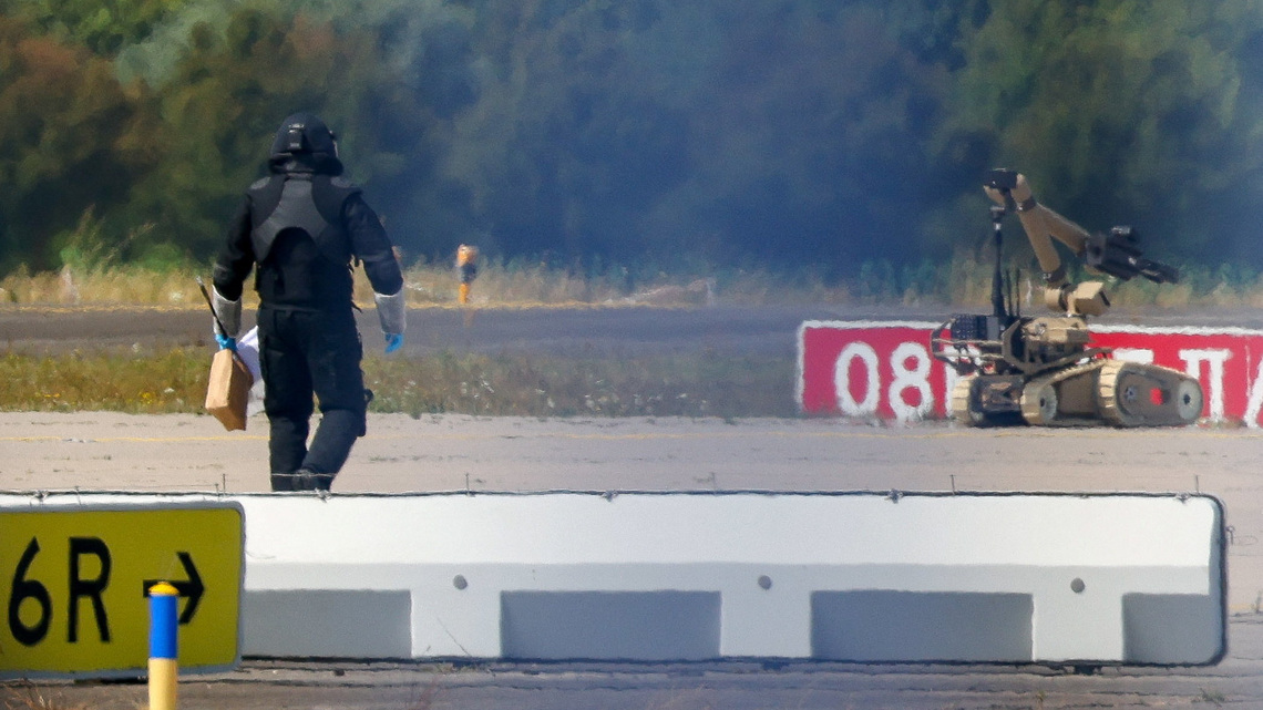 Explosive drone at German airport raises new danger, minister says