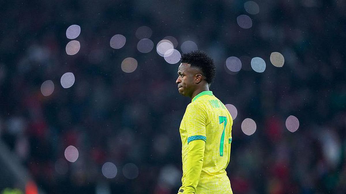  Vinicius Junior will likely wish for his No. 7 shirt back. | Franco Arland/Getty Images 