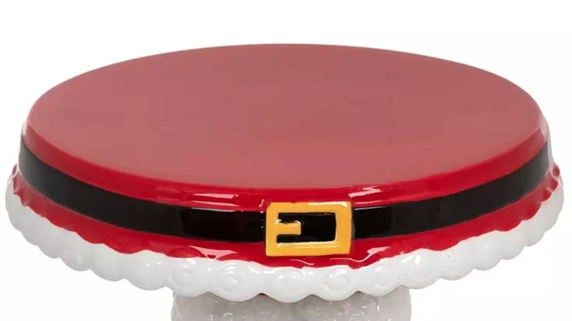 Show Off Holiday Treats With Hobby Lobby's $12 Santa Cake Stand 
