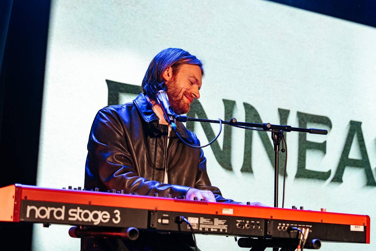  FINNEAS performing at JBL's 80th Anniversary celebration in Los Angeles Harman