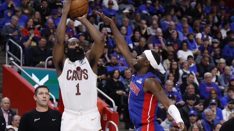 Cavs rally late to force OT, upend Pistons for 3-2 lead 