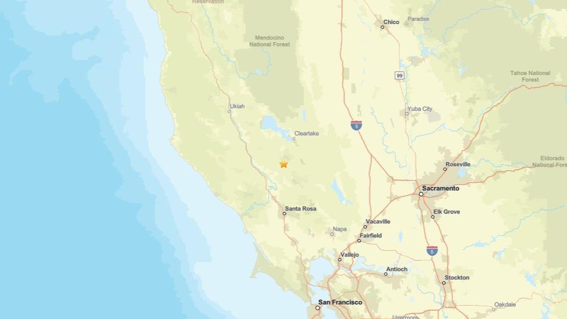 Update: May 8 - 2.3 magnitude earthquake registered close to Anderson Springs, CA 