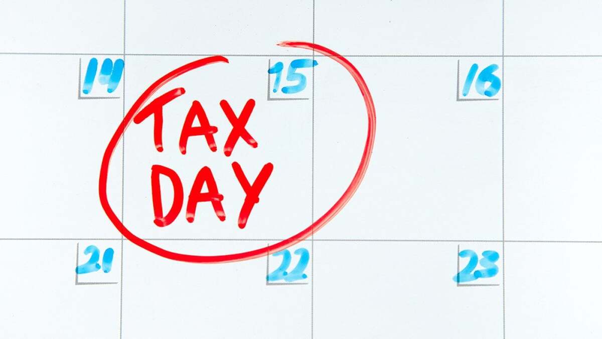 The deadline to file state and federal taxes is April 15, 2026.