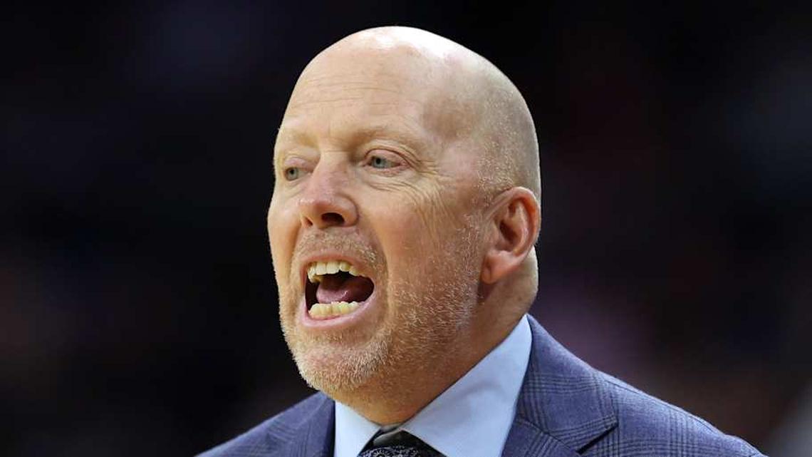  Mar 22, 2026; Philadelphia, PA, USA; UCLA Bruins head coach Mick Cronin reacts in the first half during a second round game of the men's 2026 NCAA Tournament at Xfinity Mobile Arena. Mandatory Credit: Bill Streicher-Imagn Images | Bill Streicher-Imagn Images 