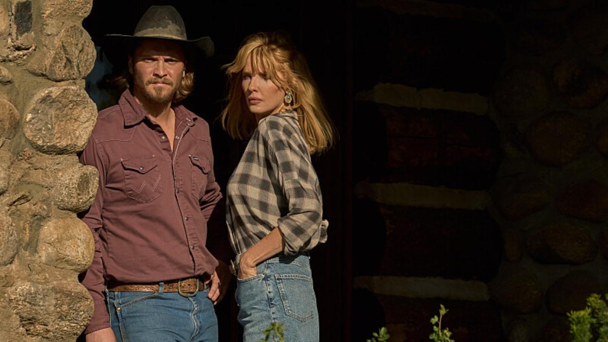 Luke Grimes and Kelly Reilly in ‘Yellowstone’Paramount Network
