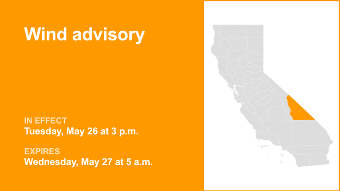 UPDATE: Wind advisory affecting Death Valley until early Wednesday morning 