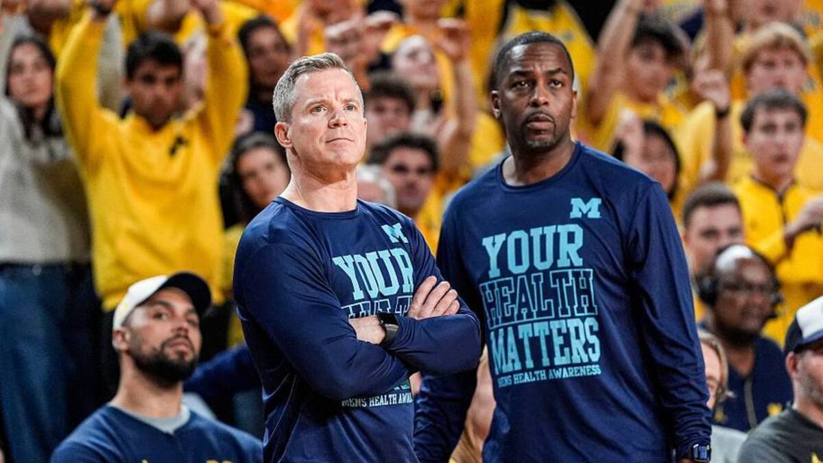  Mike Boynton Jr. served on Dusty May's Michigan staff and will reportedly be named interim coach. | Junfu Han / USA TODAY NETWORK via Imagn Images 