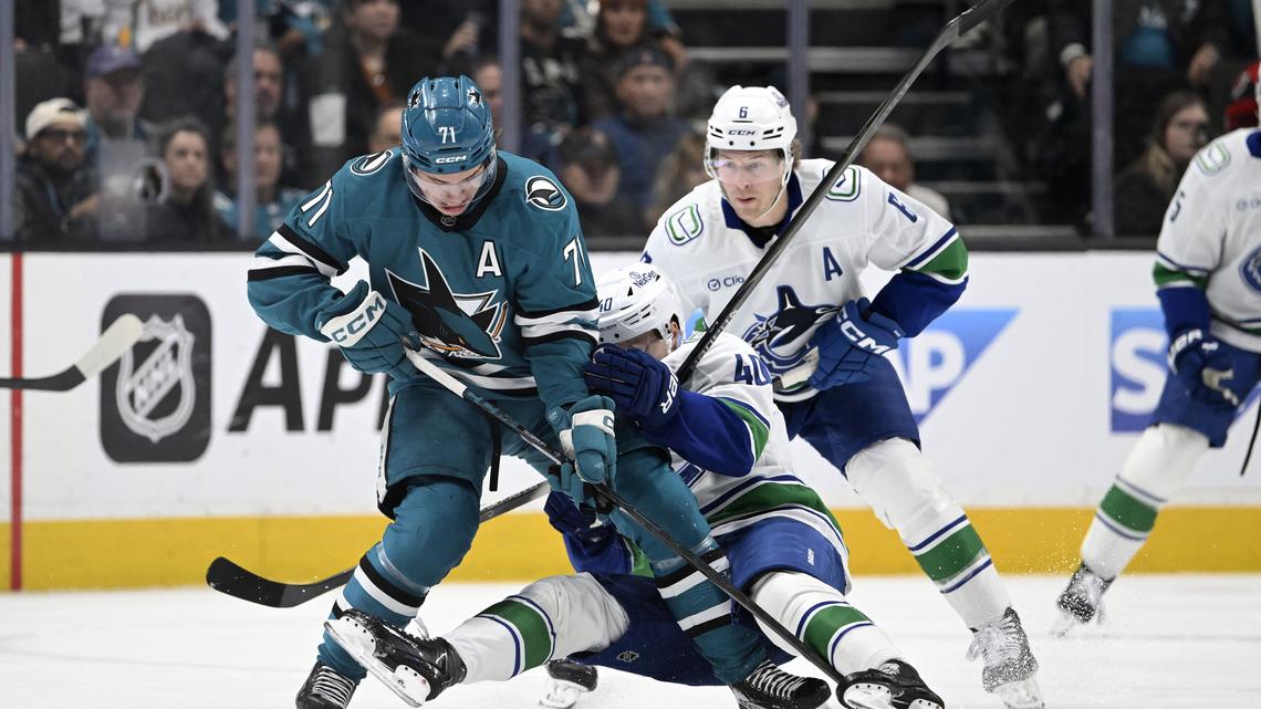 Sharks lose regular season home finale to NHL's last place team