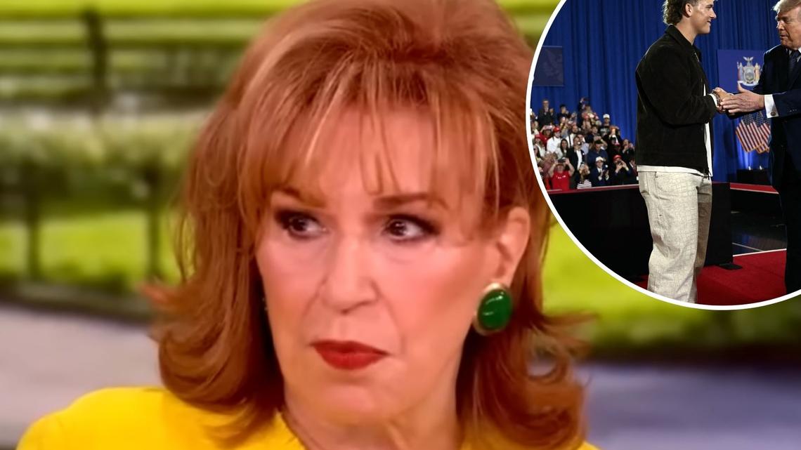 Joy Behar Slams NFL Star Jaxson Dart for Attending Donald Trump Rally 