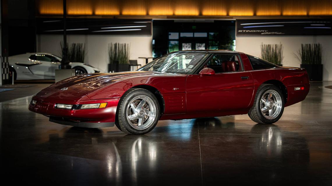 Michael Jordan's "I'm Back" Corvette Is Now On Display For Fans To See 