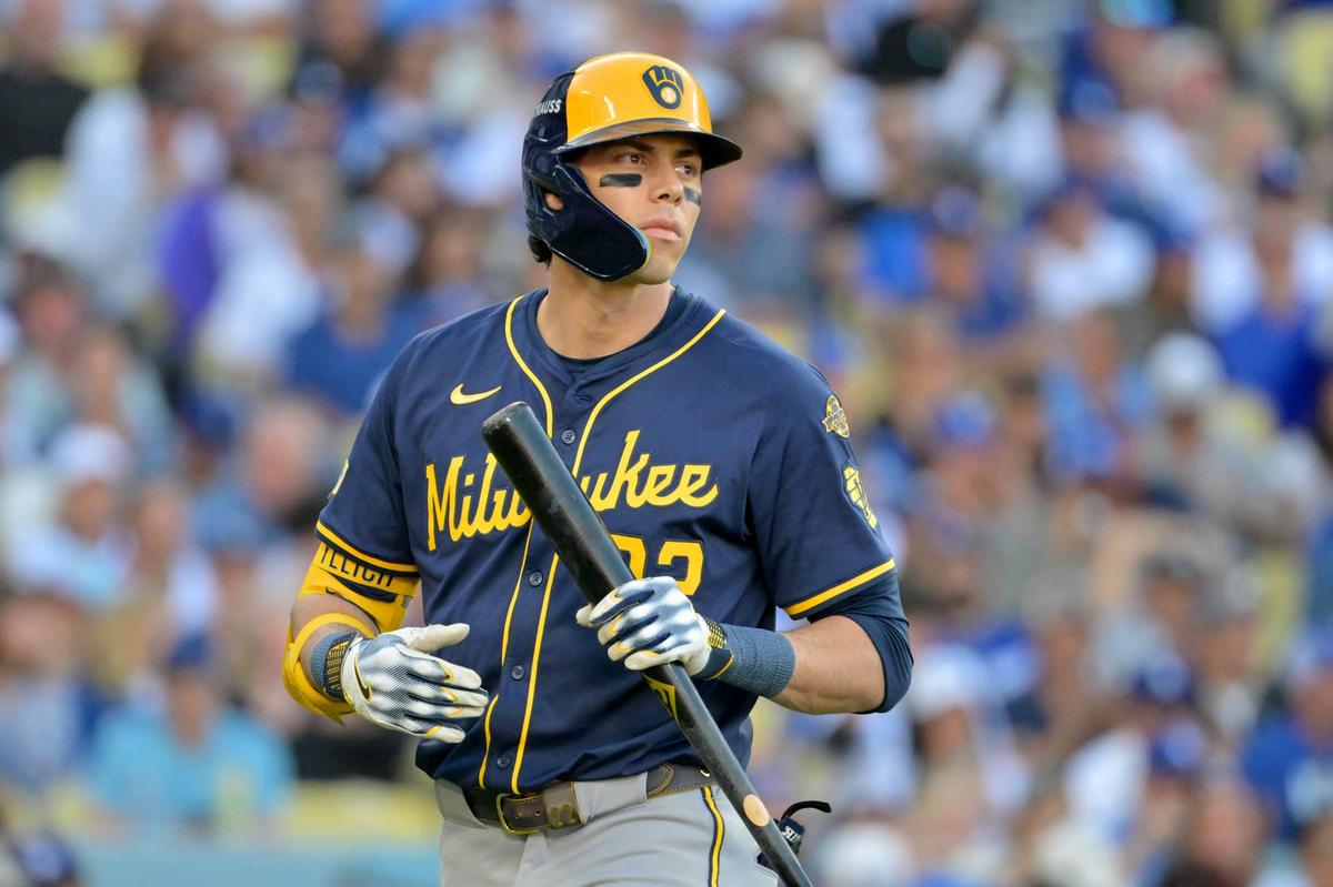  Milwaukee Brewers outfielder Christian Yelich (22) © Jayne Kamin-Oncea-Imagn Images