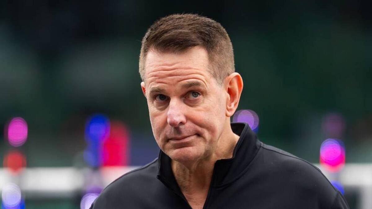  May 24, 2026; Indianapolis, Indiana, USA; Indiana Football has coach Curt Cignetti during the 110th running of the Indianapolis 500 at Indianapolis Motor Speedway. Mandatory Credit: Mark J. Rebilas-Imagn Images | IMAGN IMAGES via Reuters Connect 