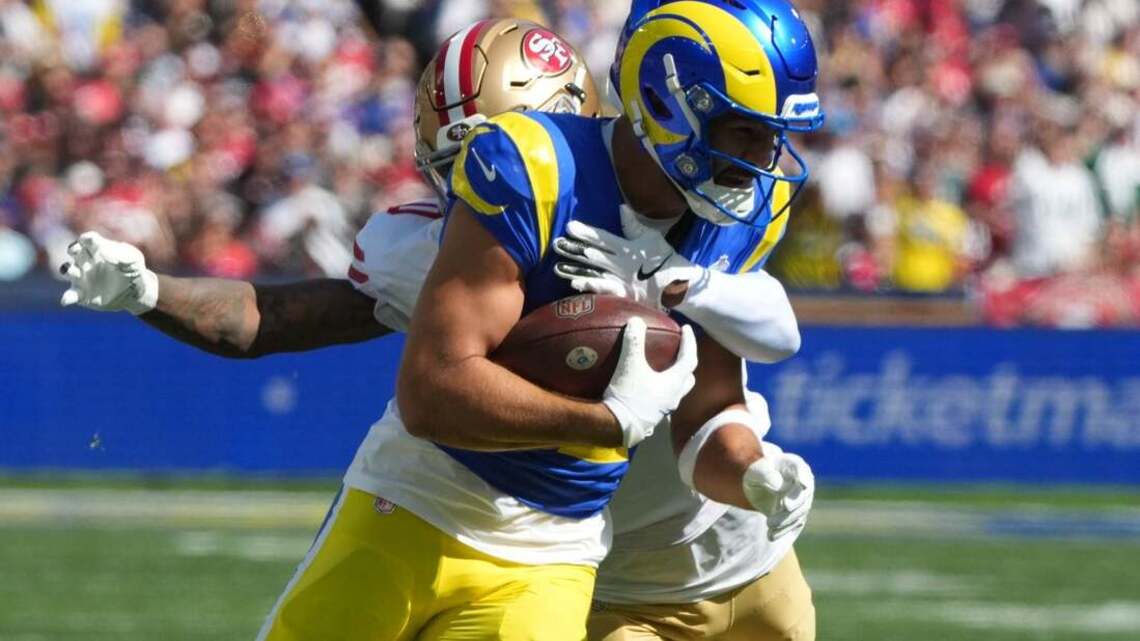 Rams WR Puka Nacua sits out practice again, questionable vs. Giants 