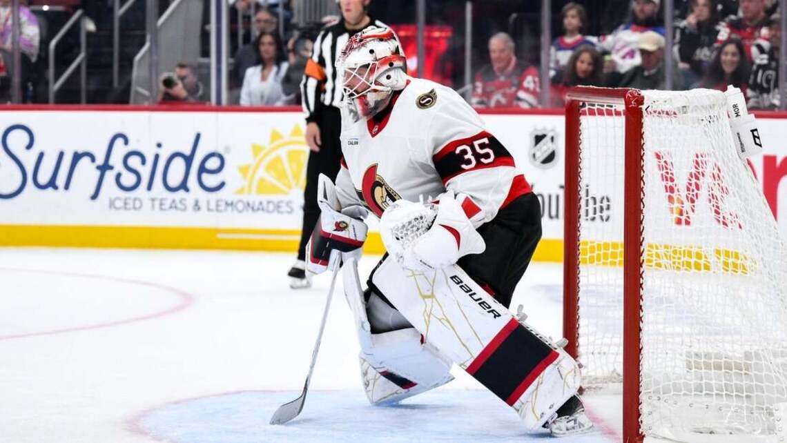Linus Ullmark shines as Senators turn back Devils 