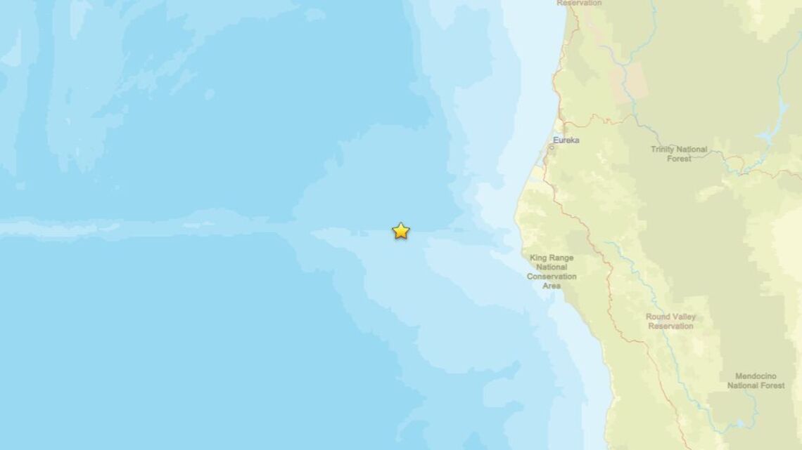 2.4 magnitude earthquake recorded near Petrolia, CA on July 23 