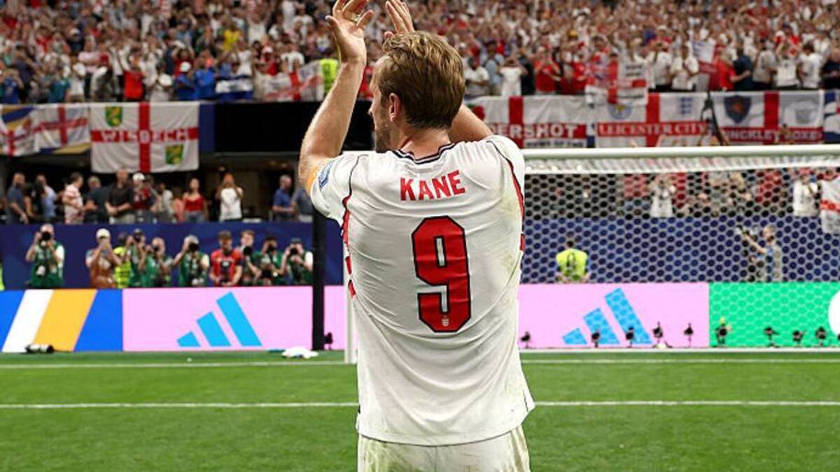  Harry Kane is England's all-time top scorer at the World Cup. | Eddie Keogh/The FA/Getty Images 