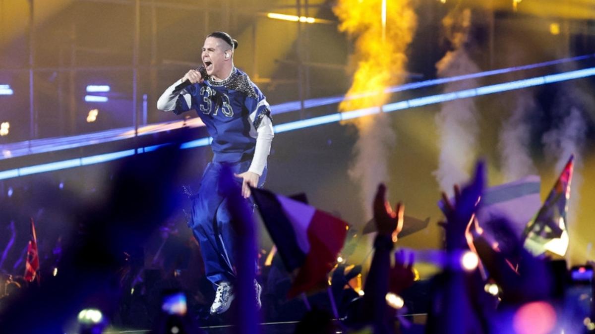 Satoshi, representing Moldova, performs "Viva, Moldova!" during the Grand Final of the 2026 Eurovision Song Contest in Vienna, Austria, May 16, 2026. REUTERS/Lisa Leutner