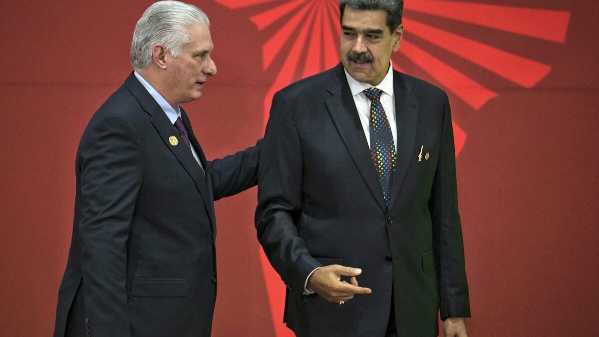 'After you, President Maduro?' A worrying phrase for Cuba's President Miguel Diaz-Canel. 