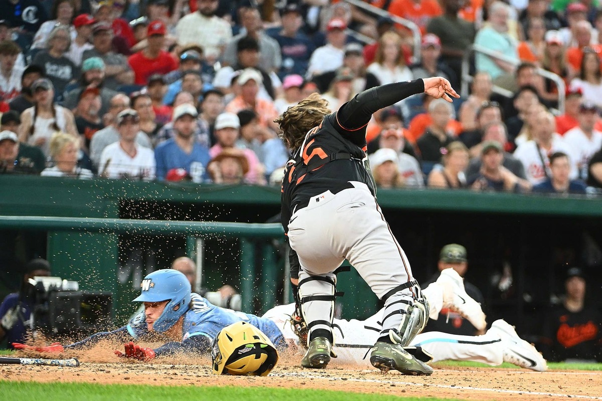  Baltimore Orioles catcher Adley Rutschman (35). © Brad Mills-Imagn Images