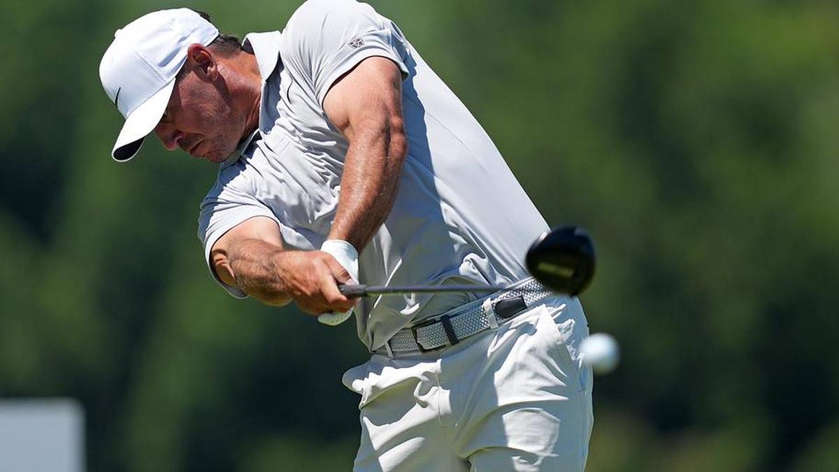  Koepka's tee-to-green game is sharp, but the greens have proved to be an adventure. | James Lang-Imagn Images 