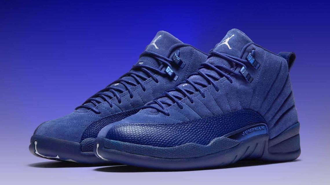  Air Jordan 12 Retro Deep Royal Blue Nike h/t RabaKali